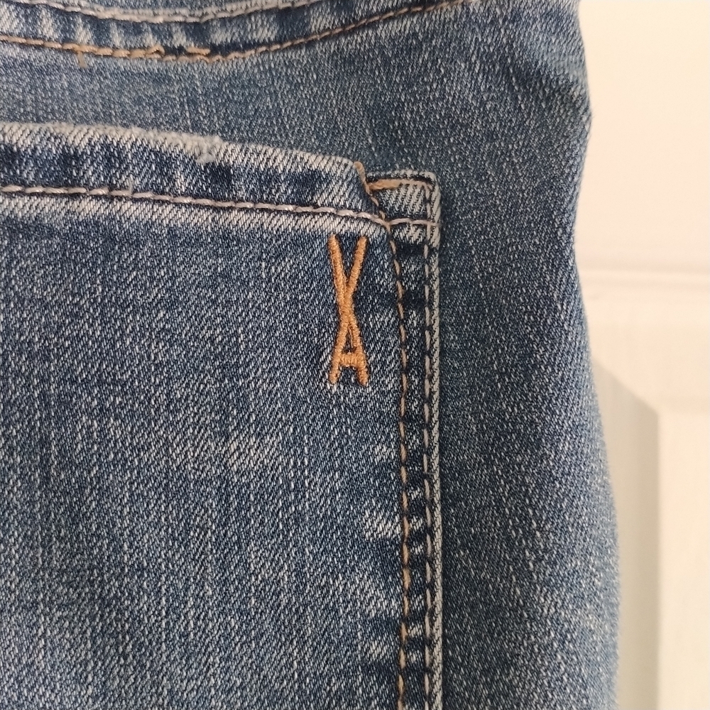 Vintage America Applique Boho Skinny Jeans 14R - Picture 5 of 14